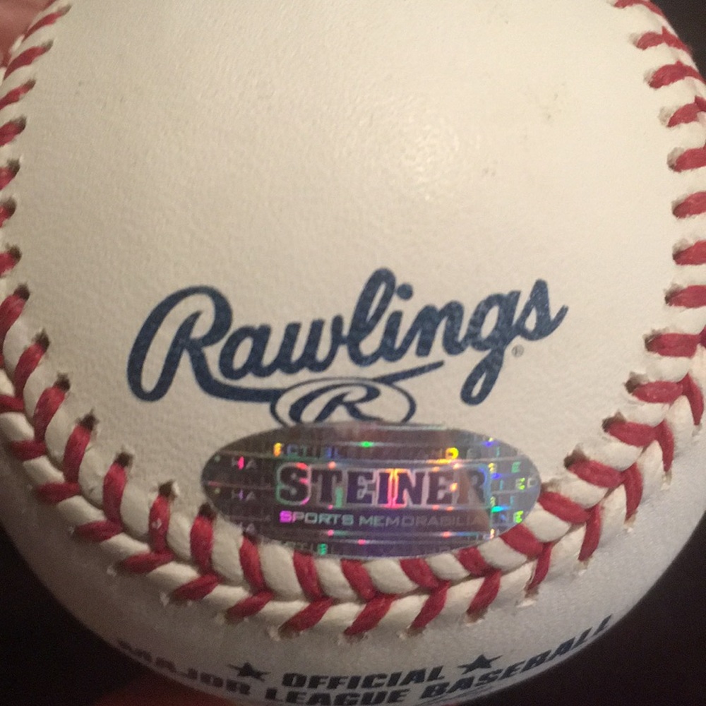 Bryan Thomas Signed Baseball - Picture 2 of 3